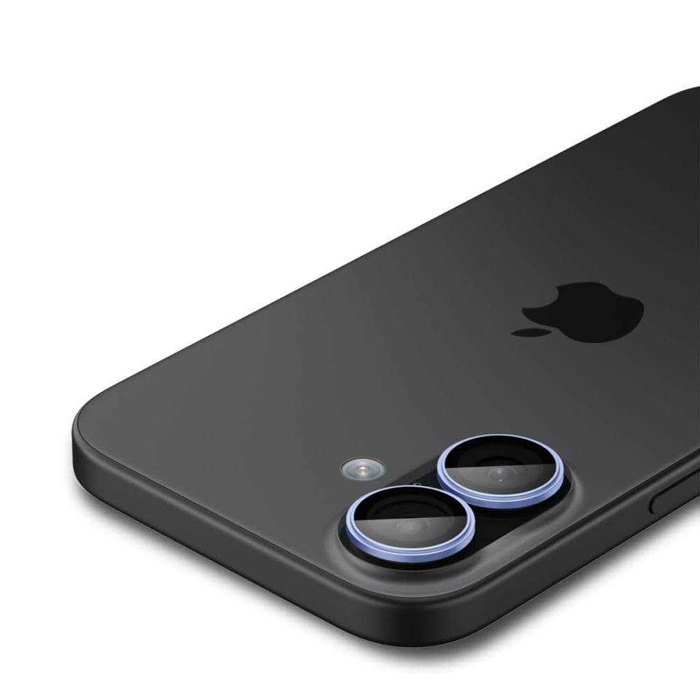 Spigen Optik.tR EZ Fit Pro sklo na kameru (2 ks) iPhone 17/16 Plus/16 modrá - náhled 5