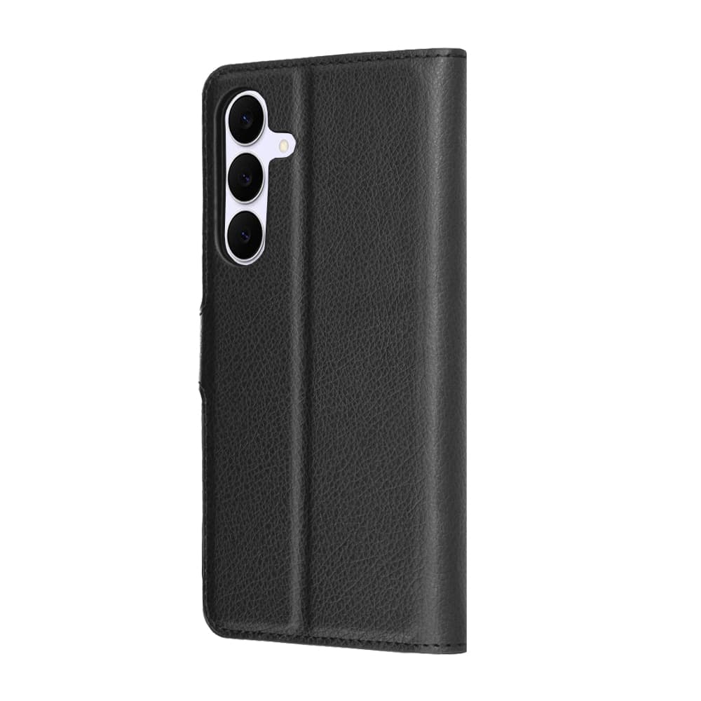Kožené pouzdro Techsuit Samsung Galaxy S25 FE černé - náhled 5