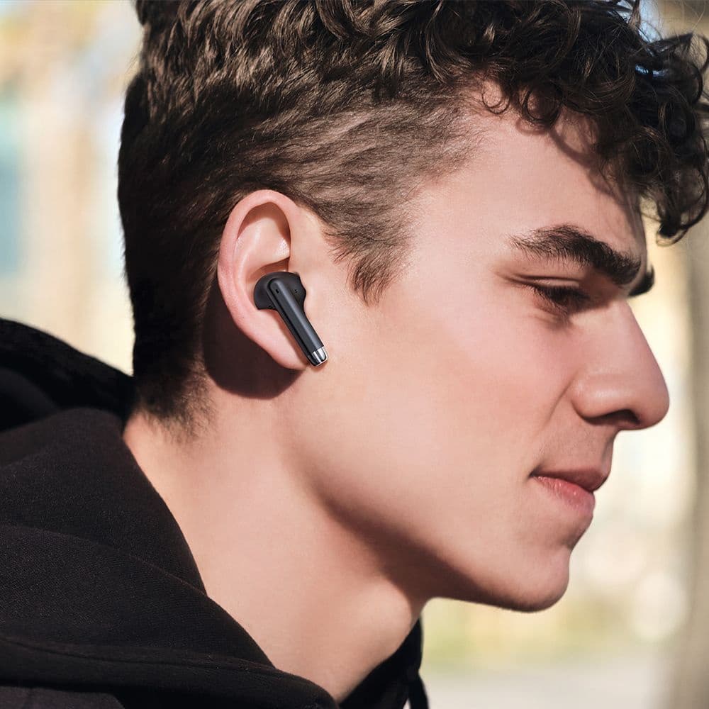 Mcdodo - bezdrátová sluchátka řady B04 (HP-3290) - Bluetooth V5.3, IPX4, True Wireless, digitální displej, s poutkem - černá - náhled 5