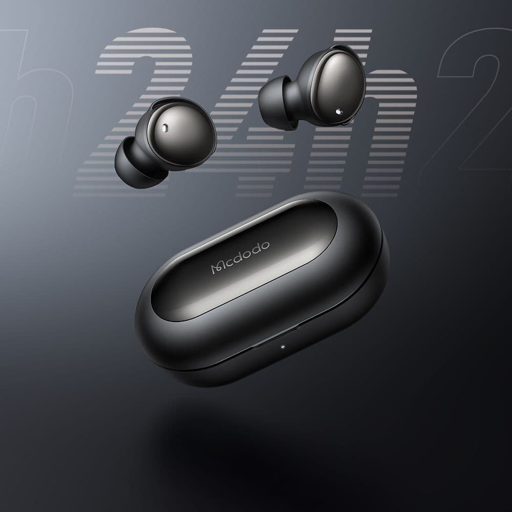 Mcdodo - bezdrátová sluchátka (HP-4490) - Bluetooth V5.4, IPX4, režim spánku - černá - náhled 5