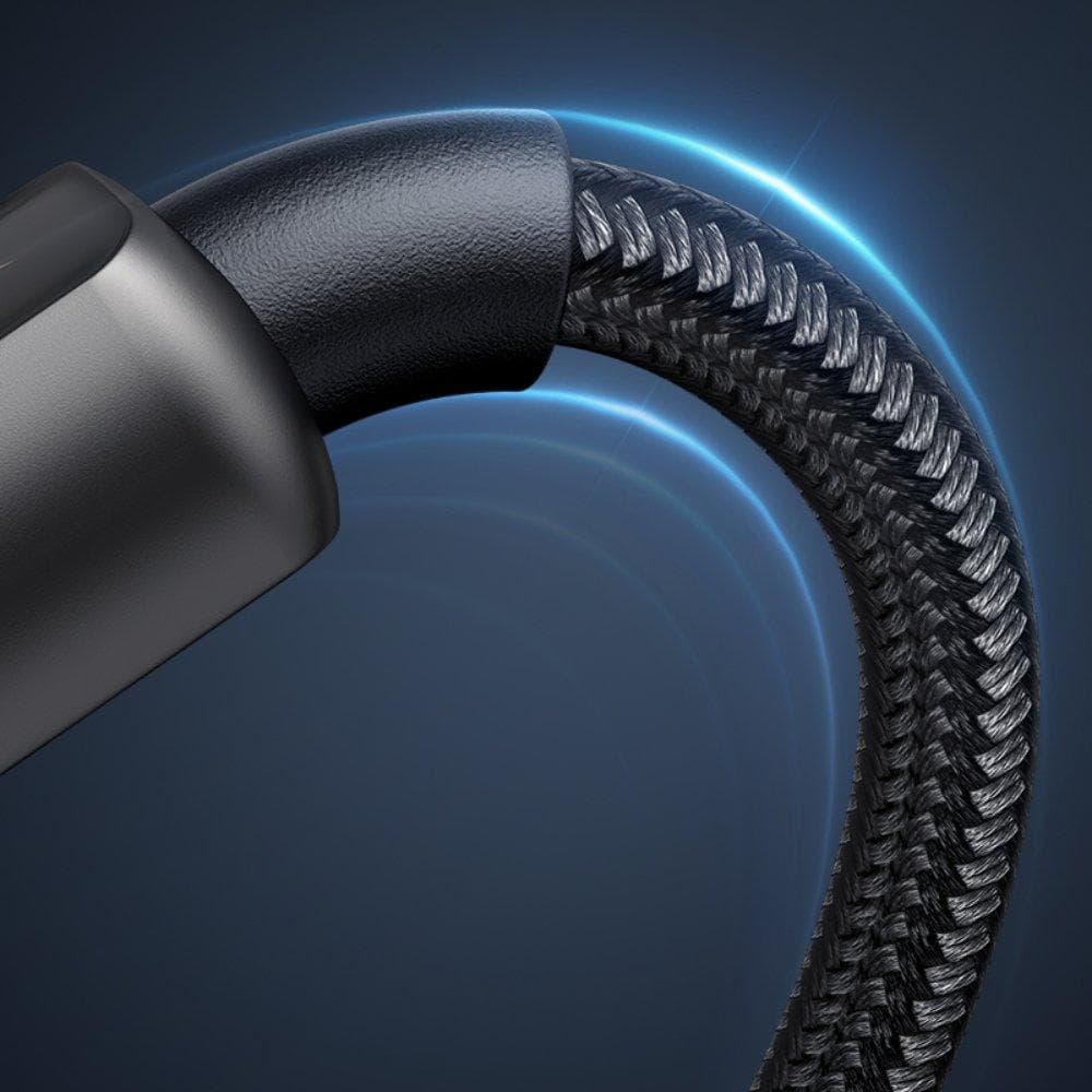 Mcdodo – datový kabel (CA-3620) – USB-A na Lightning, 3A, digitální displej, automatické vypnutí, transparentní design, 1,2m – černý - náhled 5