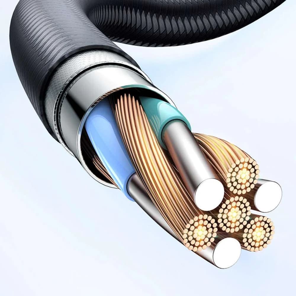 Mcdodo – datový kabel (CA-3140) – USB-A na Lightning, 3A, transparentní design, automatické vypnutí, 1,2m – černý - náhled 5