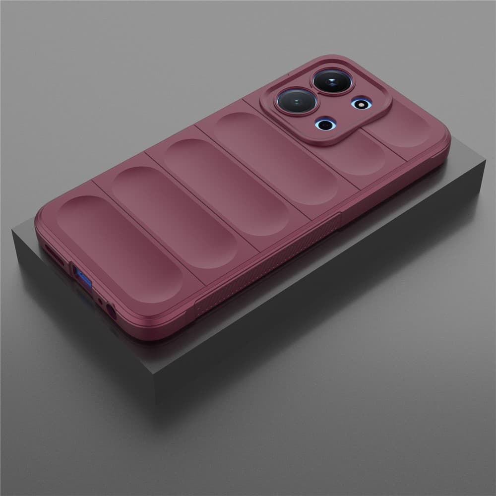 Techsuit Magic Shield pro Xiaomi Redmi 15C 4G/5G v barvě bordeaux - náhled 5
