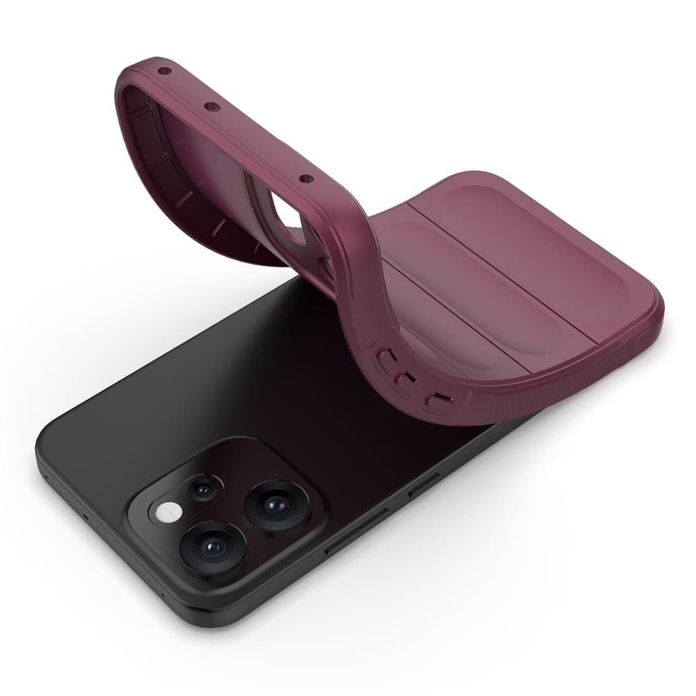 Techsuit Magic Shield pro Oppo Reno14 F Reno14 FS 5G v barvě bordeaux - náhled 5