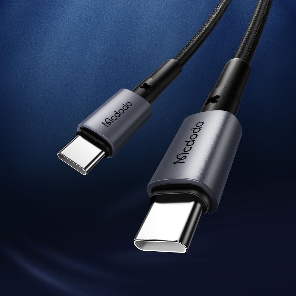 Mcdodo - datový kabel (CA-3130) - Type-C na Type-C, rychlé nabíjení PD, 3,25A, 65W, 1m - černý - náhled 5