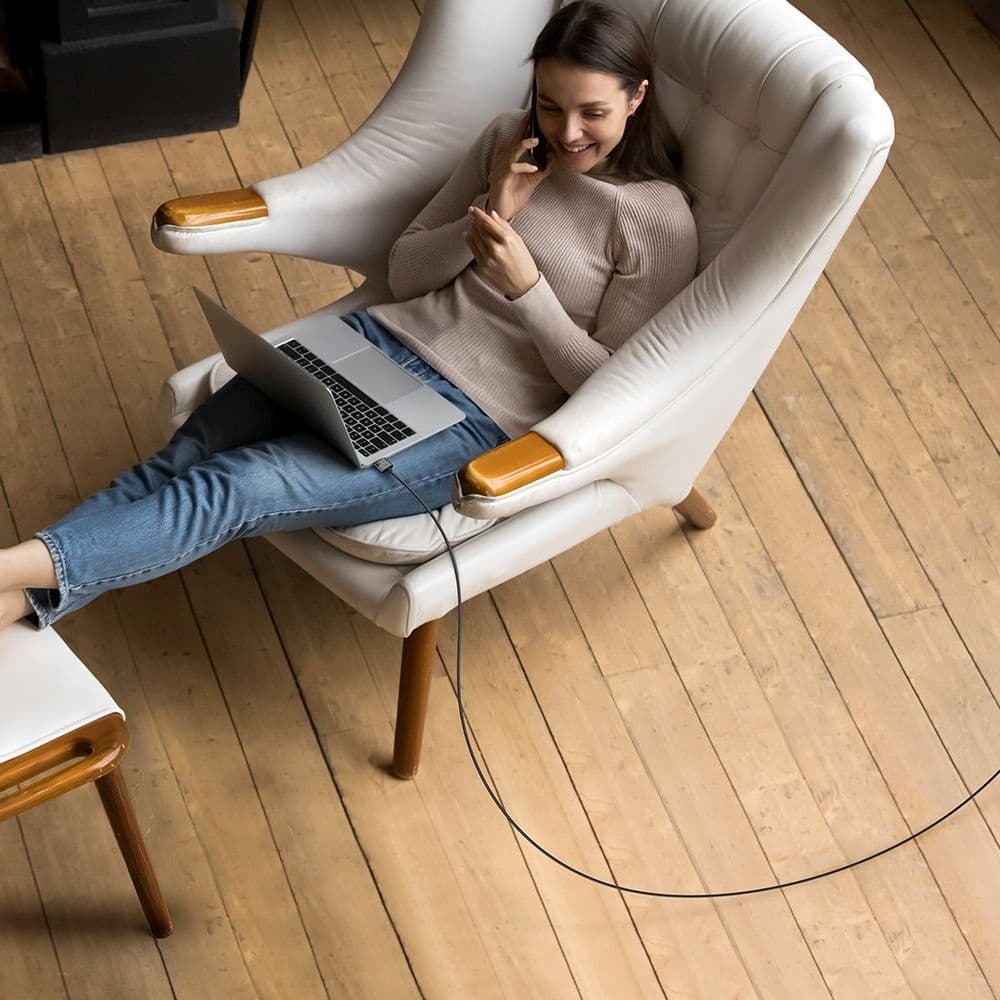 Mcdodo - magnetický kabel (CA-2070) - USB-C na MagSafe 3, 140W, LED indikátor, 2m - černý - náhled 5