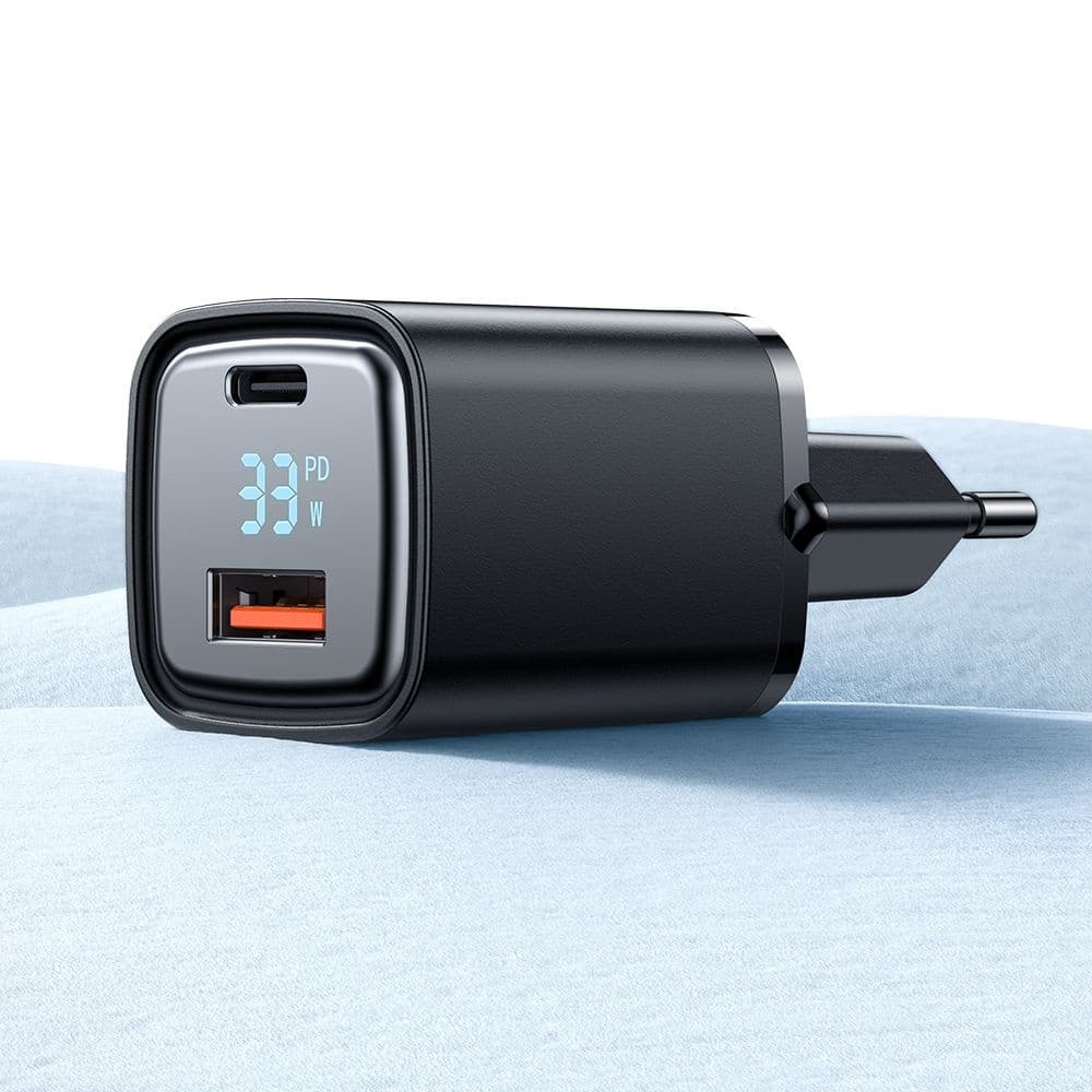 Mcdodo - nástěnná nabíječka Graphite Series (CH-1701) - USB-A, USB-C, 33W, rychlonabíječka, digitální displej - černá - náhled 5