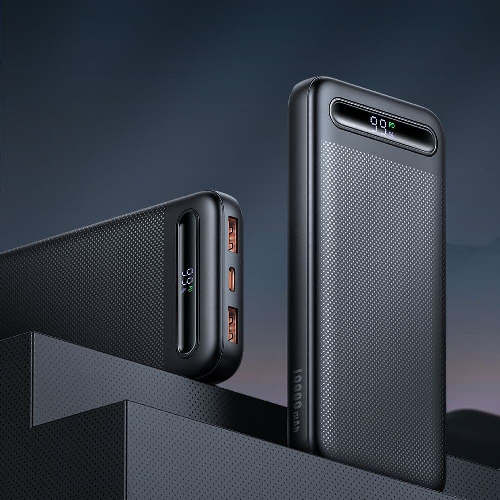Mcdodo - Power Bank Star Series (MC-3881) - Type-C + 2x USB, 10000mAh, 22.5W, digitální displej - černá - náhled 5