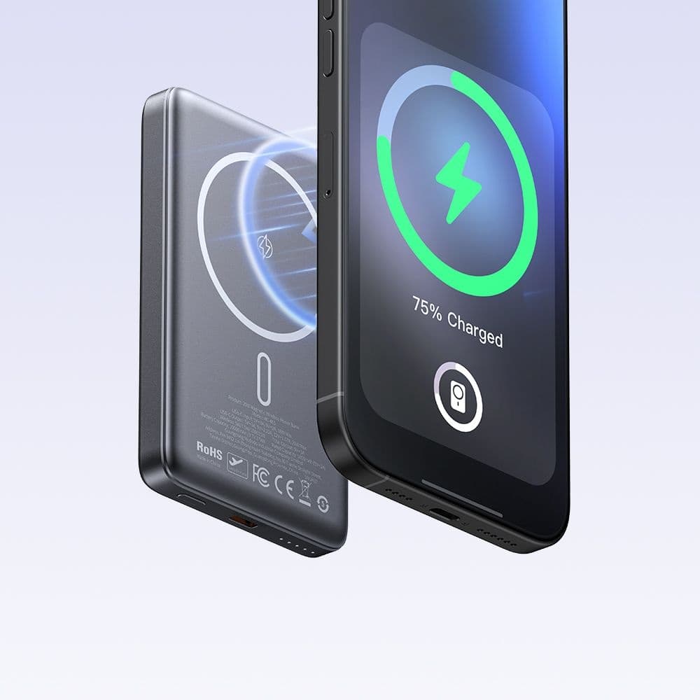 Mcdodo - magnetická powerbanka Meta Series (MC-4651) - 10000mAh, 20W, ultratenký design - černá - náhled 5