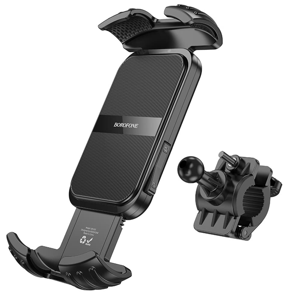 Borofone držák na kolo motorku BH105 360° 4.7-7 inch černý - náhled 5