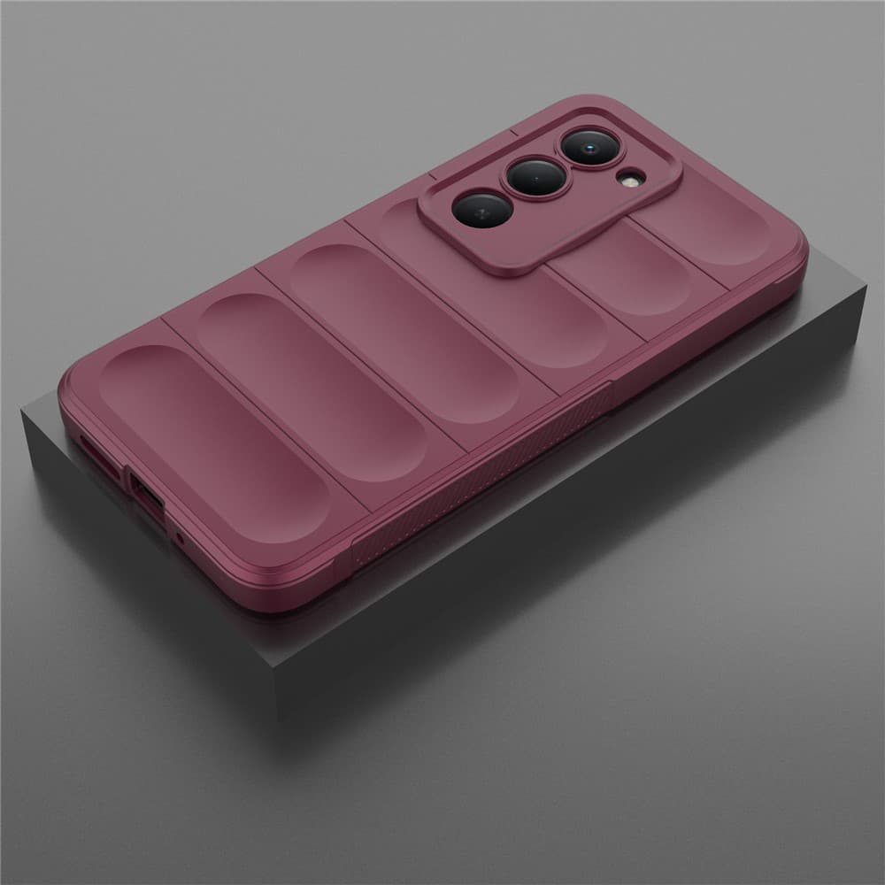 Techsuit Magic Shield pro Xiaomi Redmi 15 4G Redmi 15 5G v bordó - náhled 5