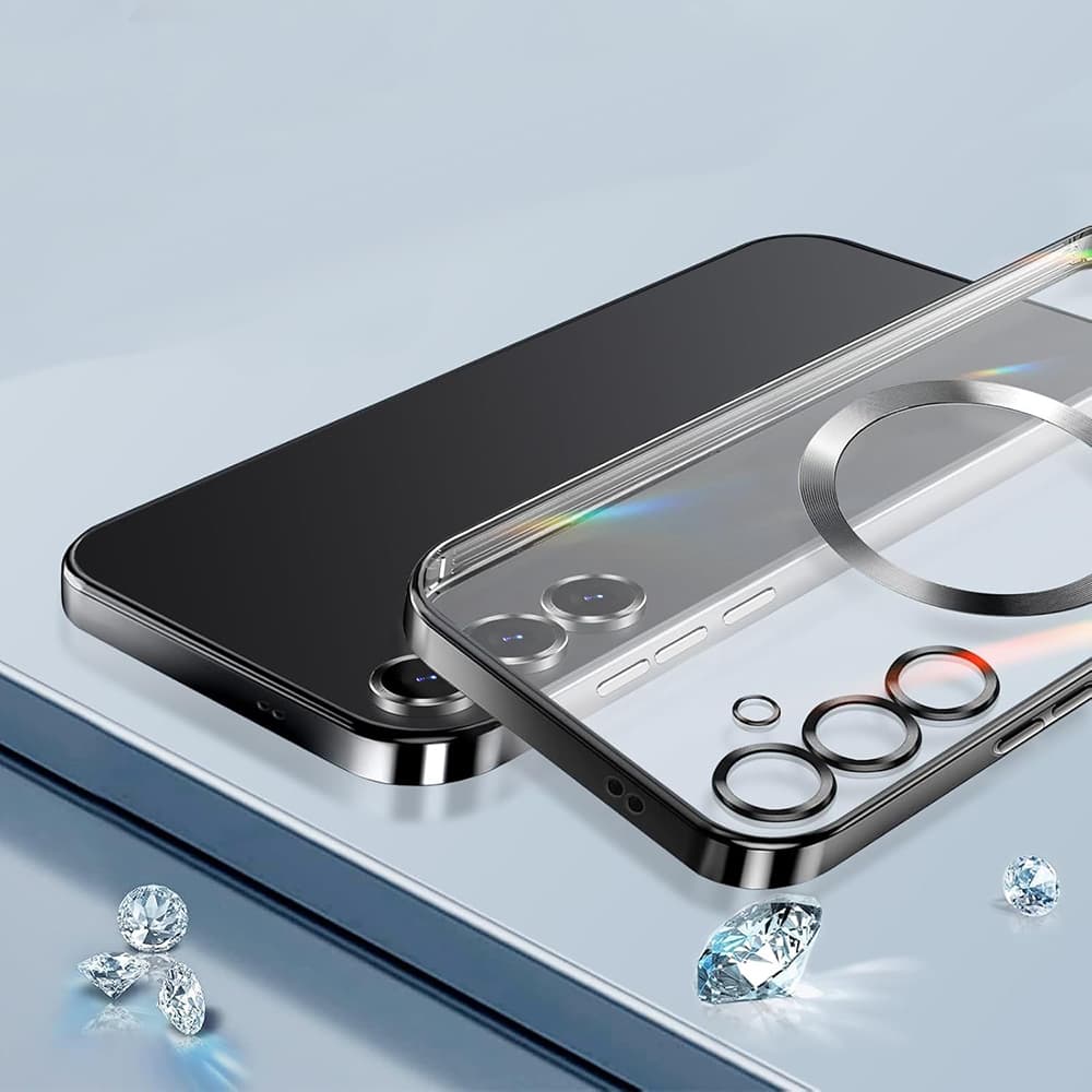 Techsuit - Luxury Crystal MagSafe - Samsung Galaxy S22 FE - Deep Blue - náhled 5