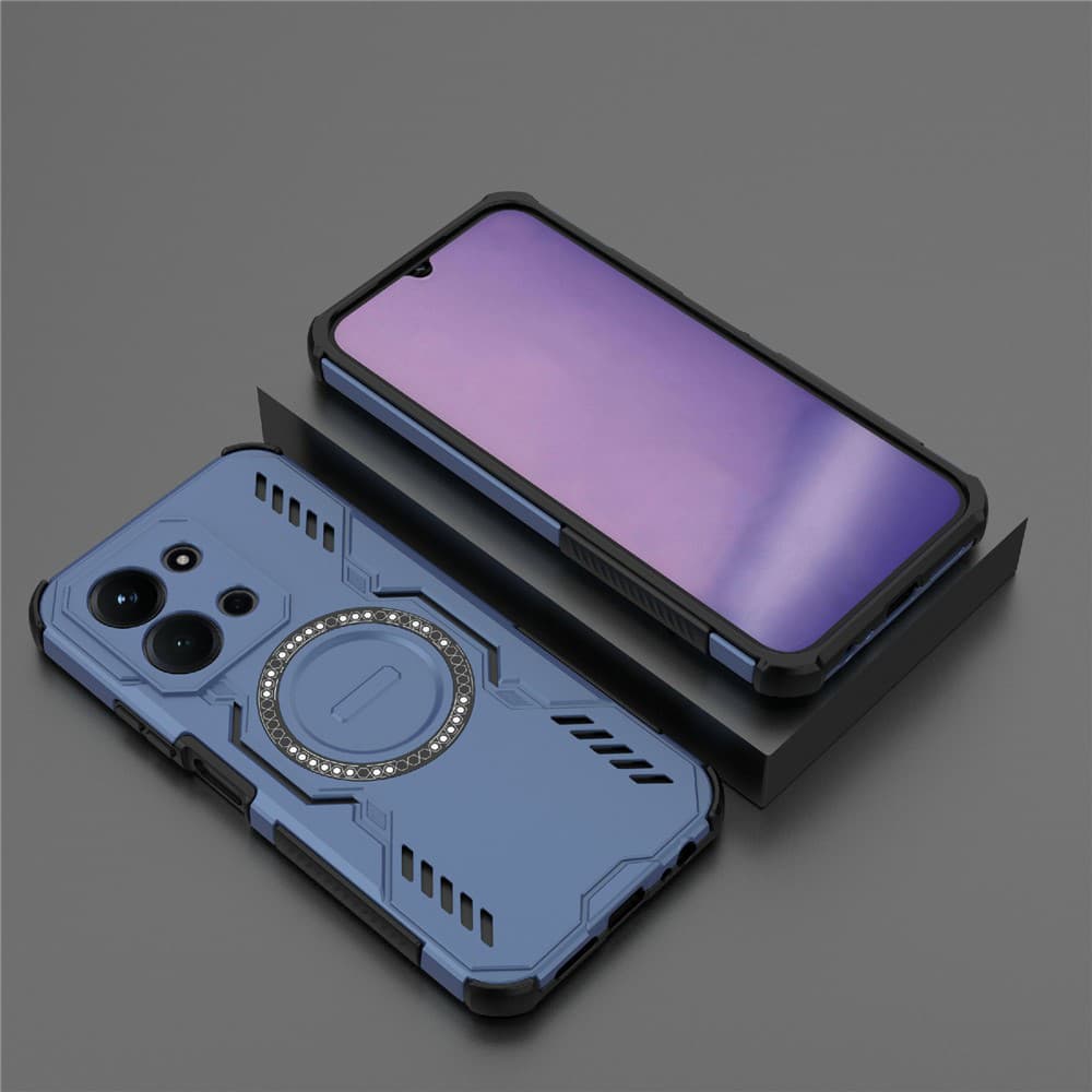 Pouzdro Techsuit ArmorMag pro Xiaomi Redmi 15C 4G/5G modré - náhled 5