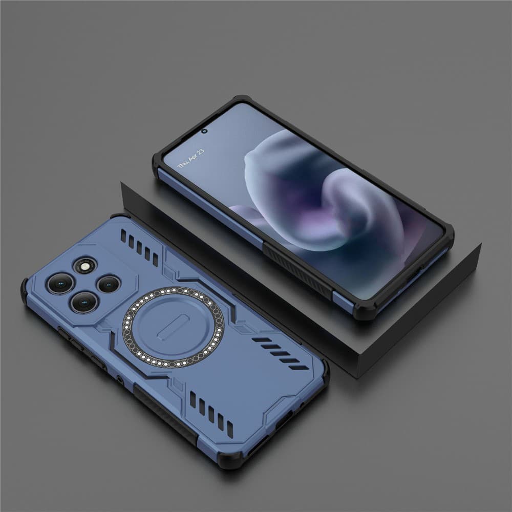 Pouzdro Techsuit ArmorMag pro Motorola Moto G86 Power modré - náhled 5
