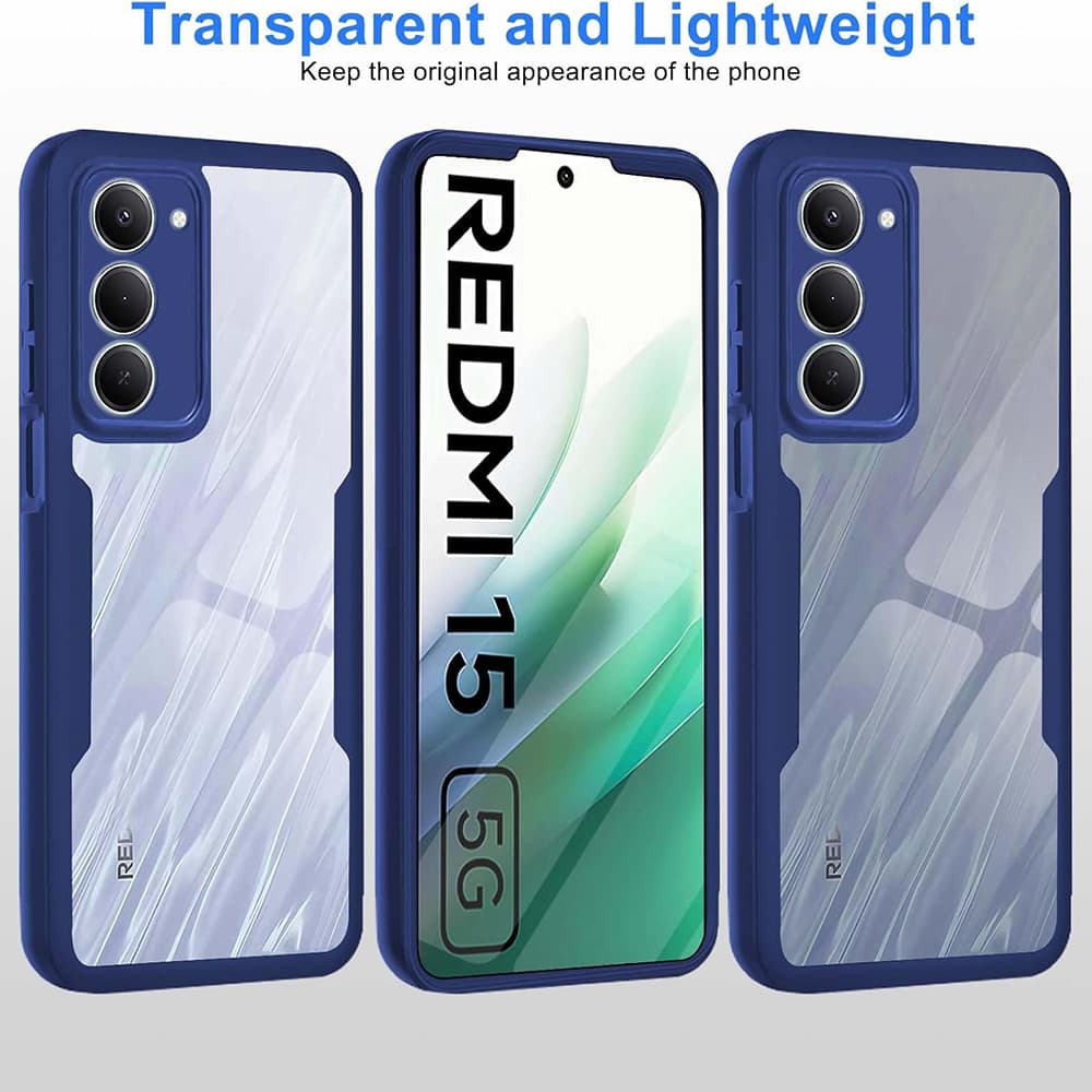 Techsuit ColorVerse 360 Series Ochranné sklo Xiaomi Redmi 15 4G/5G Modrá - náhled 5