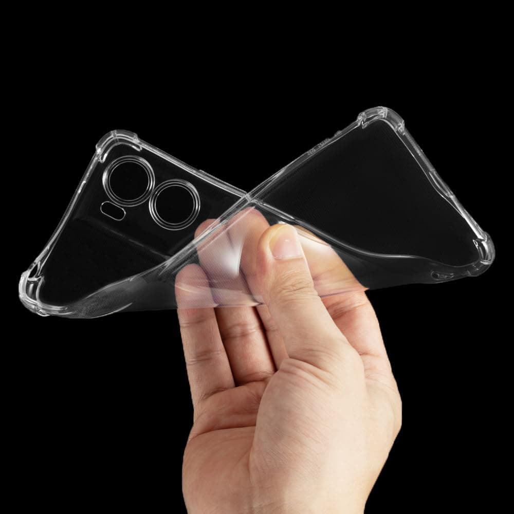 Techsuit Shockproof průhledný silikonový obal Motorola Moto G06 průhledný - náhled 5