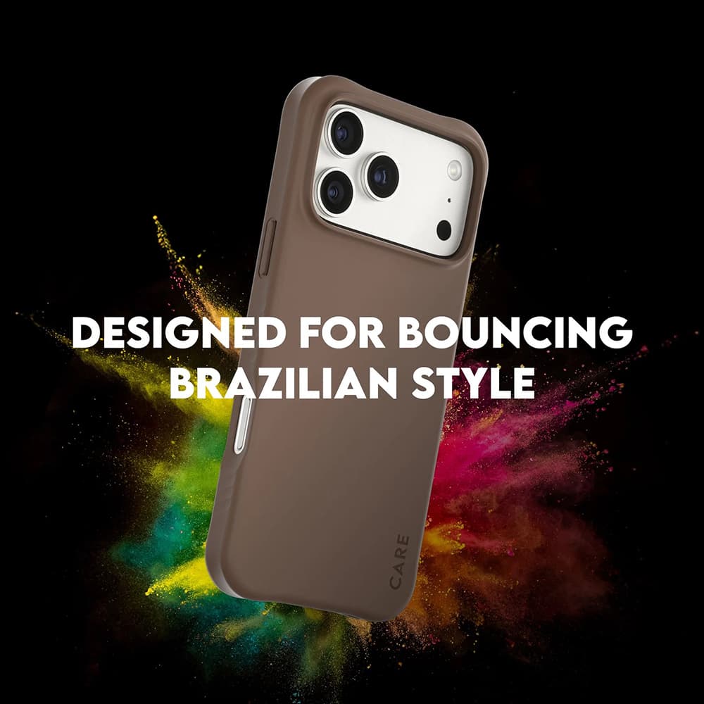 Pouzdro PanzerGlass CARE Fashionable s MagSafe iPhone 17 Air Samba Espresso - náhled 5