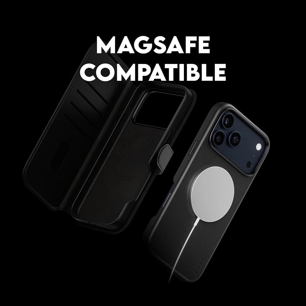 Pouzdro PanzerGlass CARE Feature MagSafe Tango Two-in-One Wallet iPhone 17 Pro Max černé - náhled 5
