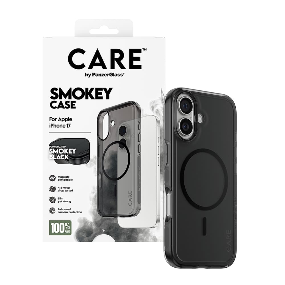 PanzerGlass® CARE Flagship Urban Explorer černý MagSafe iPhone 17 kouřový - náhled 5