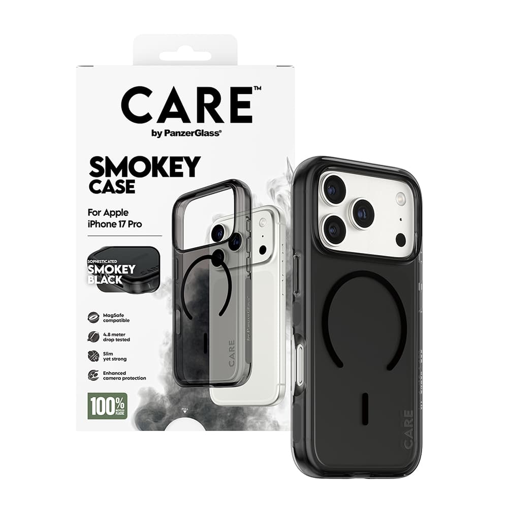 PanzerGlass® CARE Flagship Urban Explorer černý MagSafe iPhone 17 Pro Max Smokey - náhled 5