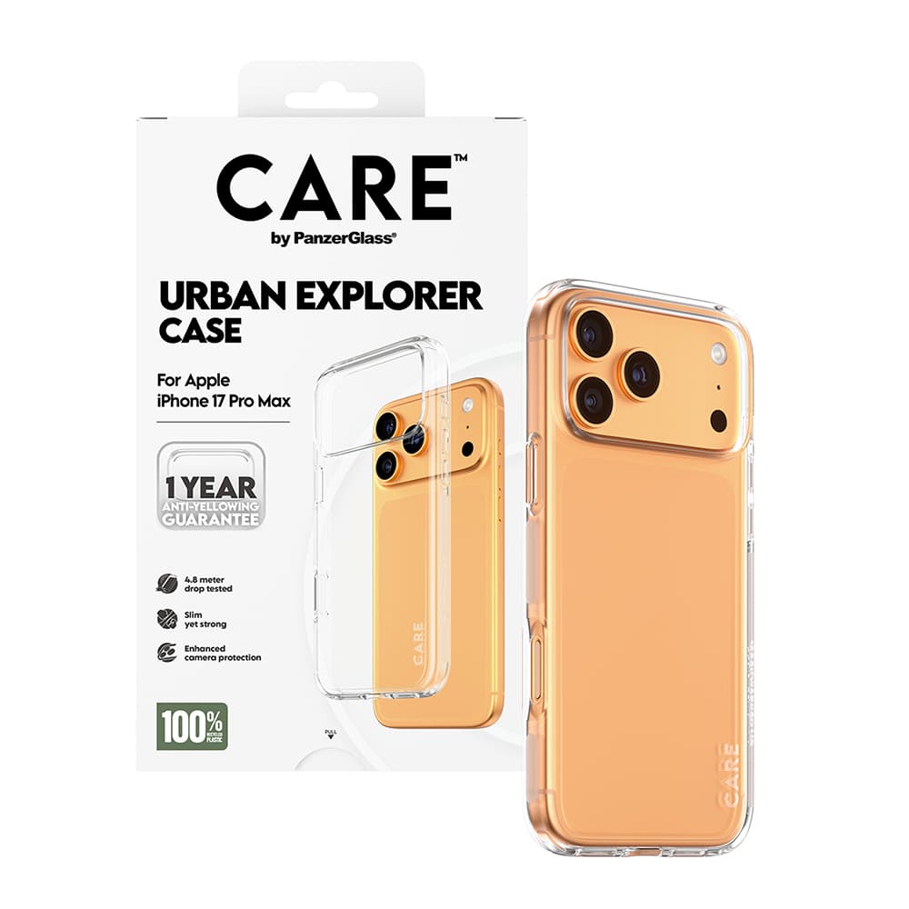 PanzerGlass® CARE Flagship Urban Explorer iPhone 17 Pro průhledný - náhled 5