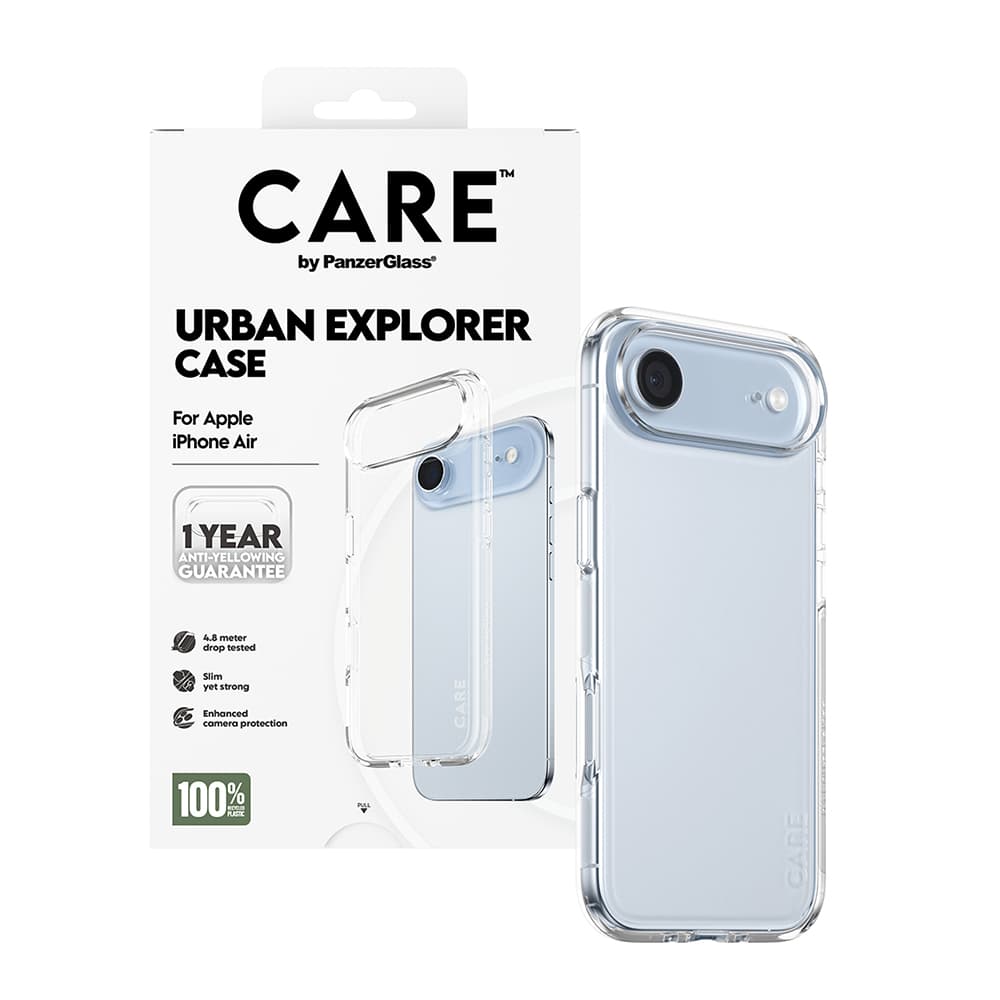 PanzerGlass® CARE Flagship Urban Explorer iPhone 17 Air průhledný - náhled 5