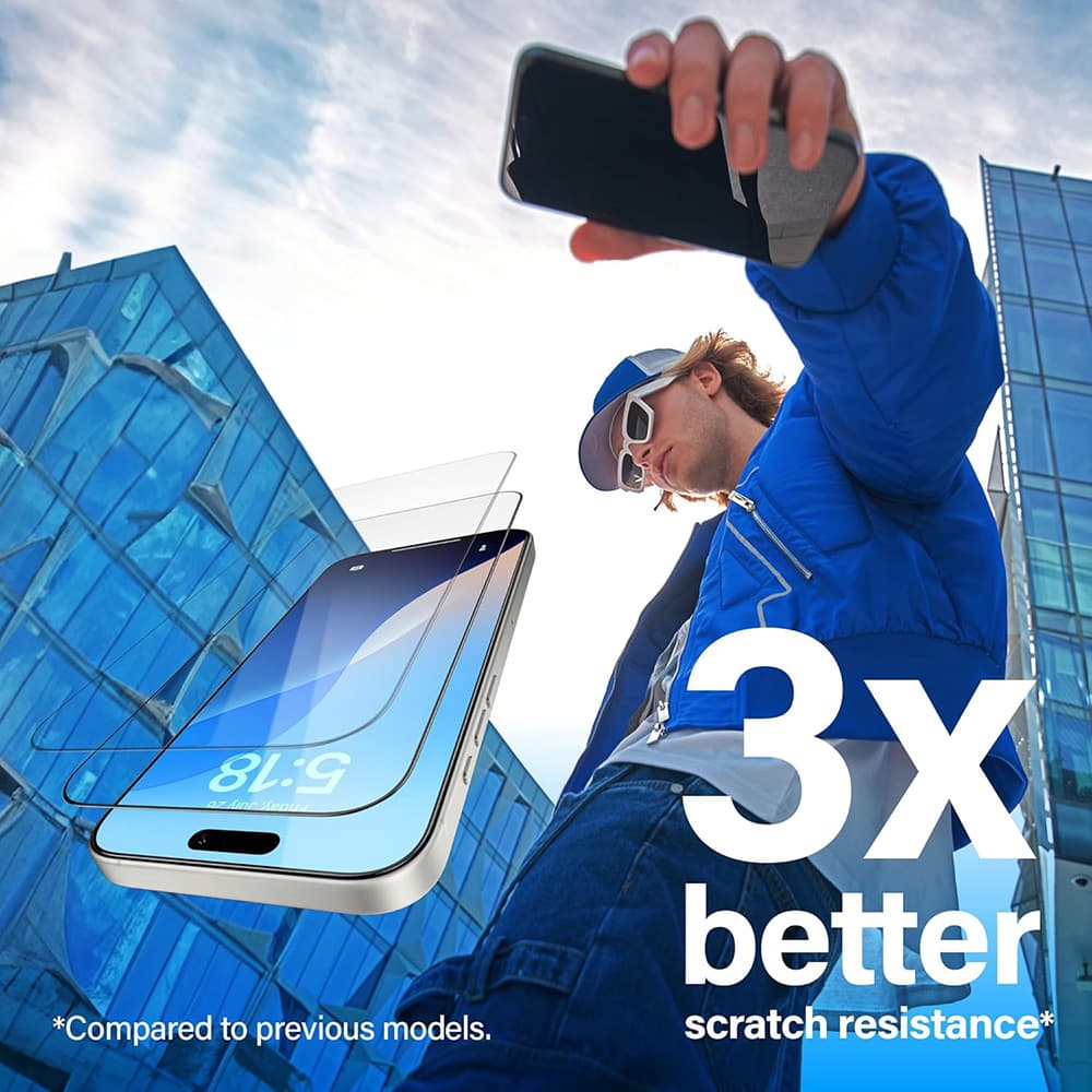 PanzerGlass Ultra-Wide Fit ochranné sklo s FASTFIT IN-A-BOX iPhone 17 Air černá - náhled 5