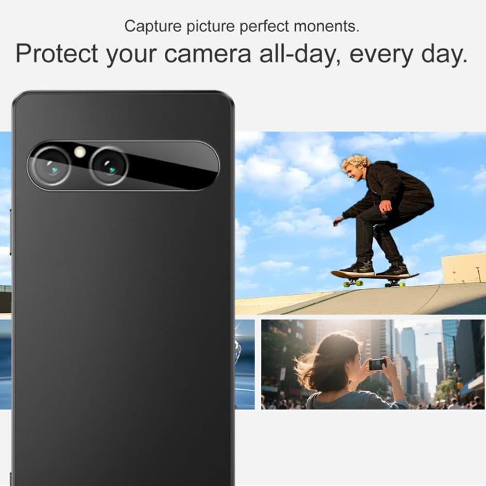 Techsuit ochranné sklo na fotoaparát Sony Xperia 10 VII černé - náhled 5