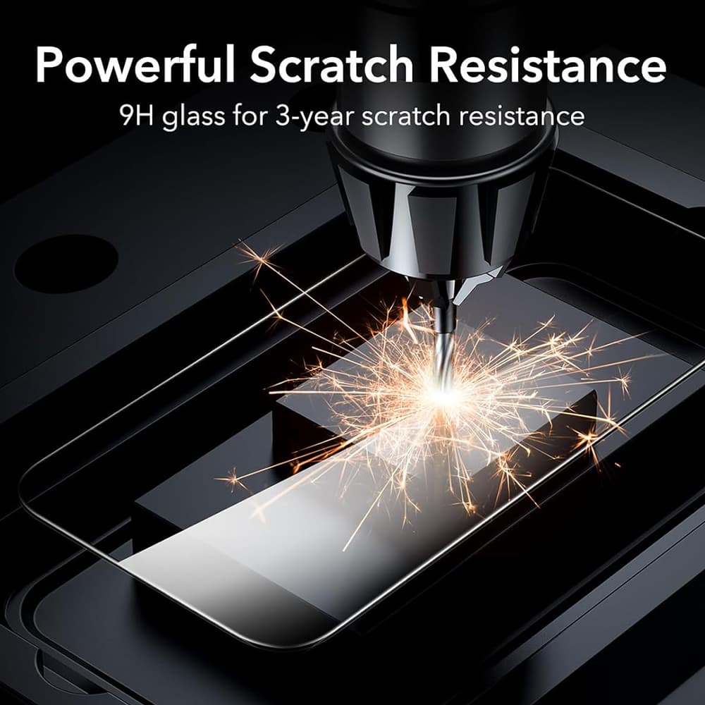 ESR tvrzené sklo iPhone 16 Plus černá - náhled 5