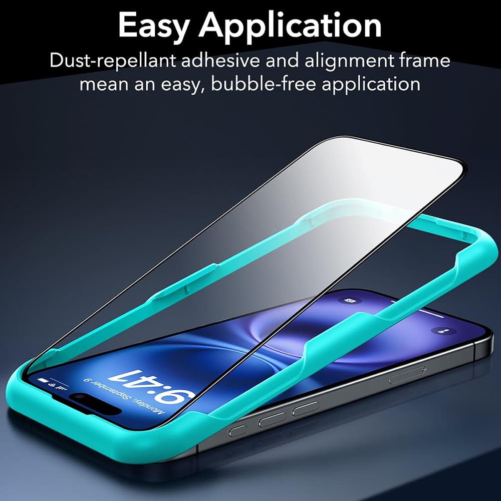 ESR tvrzené sklo iPhone 16 černá - náhled 5