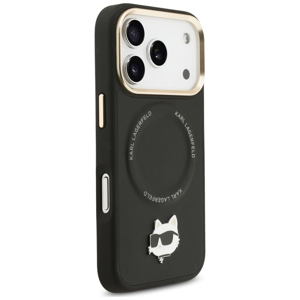 Karl Lagerfeld Hardcase Big Strap Karl Metal Logo MagSafe iPhone 17 Pro Max černá - náhled 5