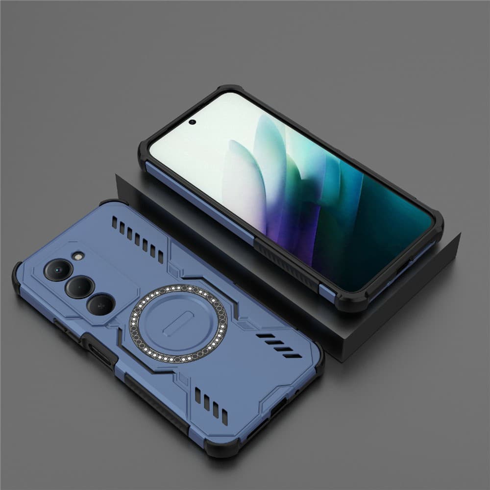 Pouzdro Techsuit ArmorMag pro Xiaomi Redmi 15 4G Redmi 15 5G modré - náhled 5