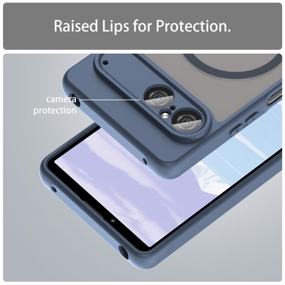Techsuit HaloFrost II MagSafe pro Sony Xperia 10 VII námořnická modrá - náhled 5