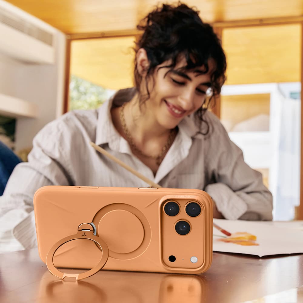 Torras QPRO silicone series - iPhone 17 Pro - matcha zelená - náhled 5