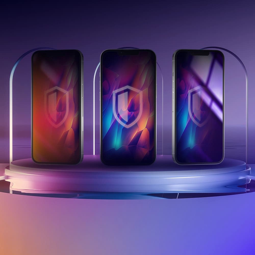 Ochranné sklo 3mk Rainbow Privacy pro iPhone 16 Pro černé - náhled 5