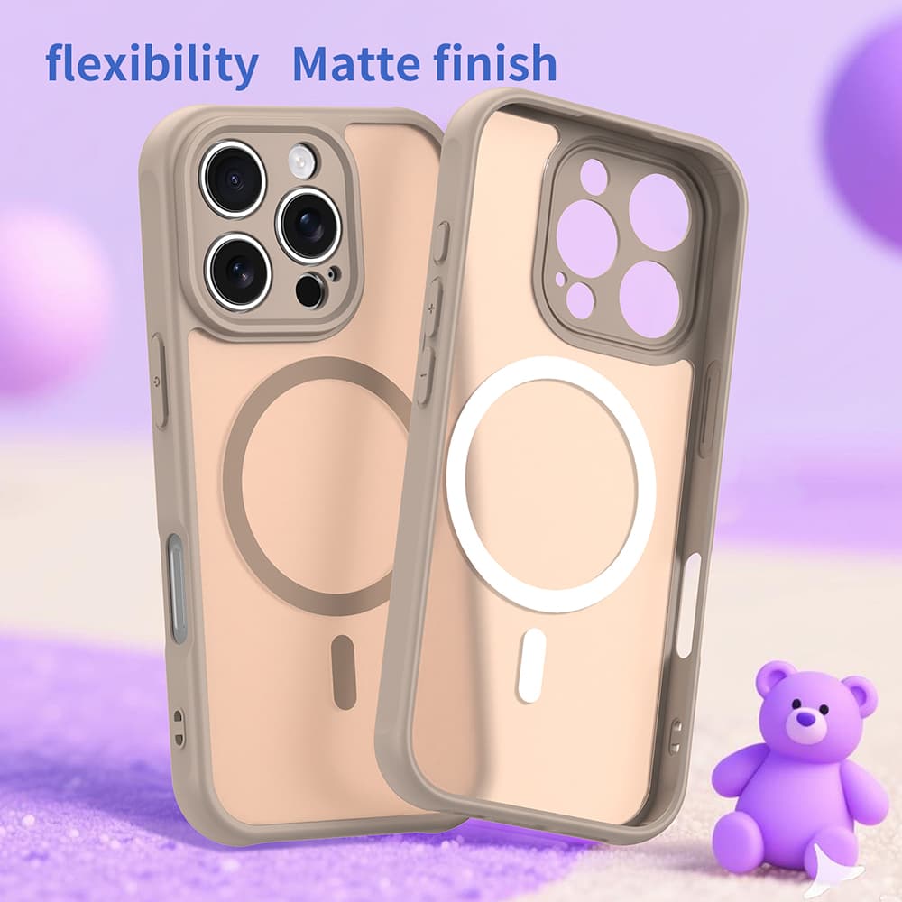 Techsuit HaloFrost II MagSafe pro iPhone 16 Pro zlatý - náhled 5