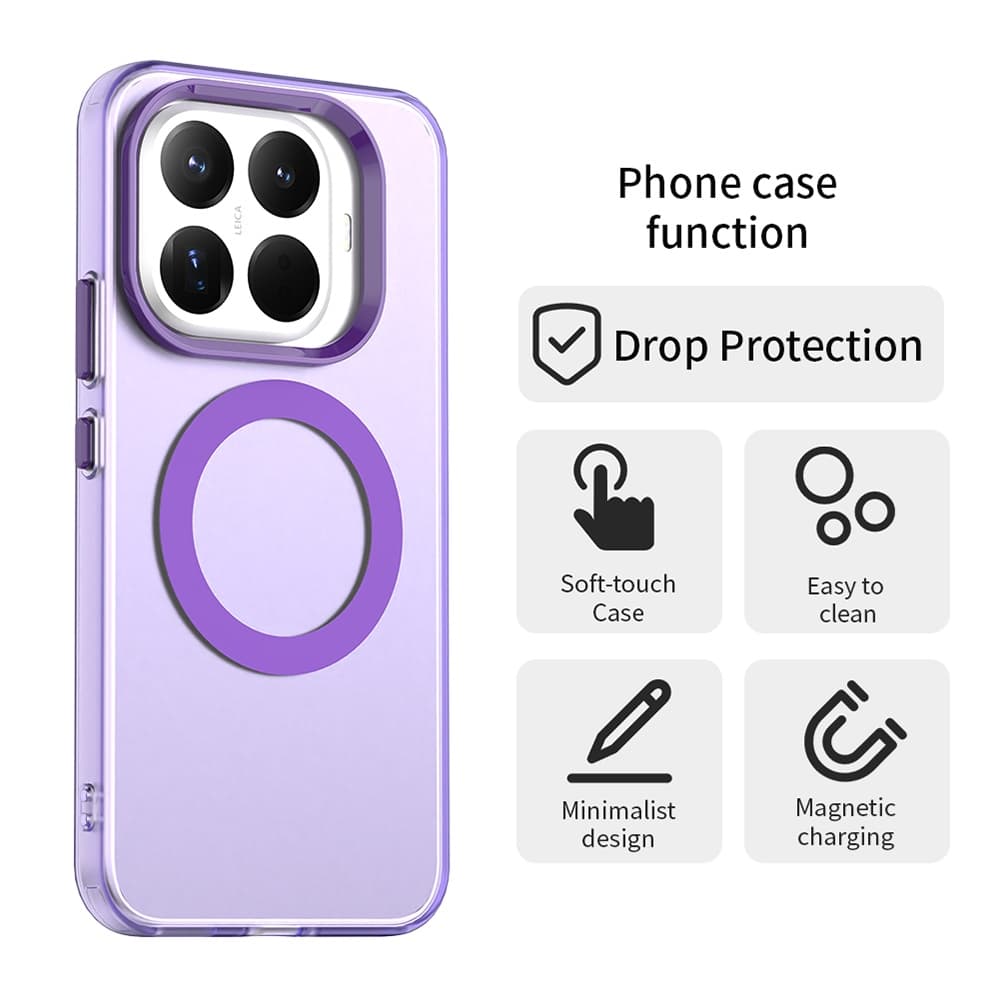 Techsuit CandyCase MagSafe kryt pro Xiaomi 15T Pro fialové - náhled 5