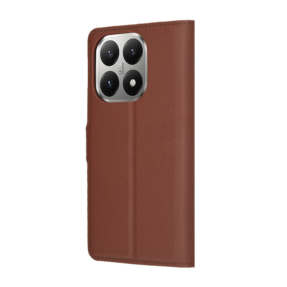 Techsuit – kožené pouzdro – Xiaomi 15T – hnědé - náhled 5