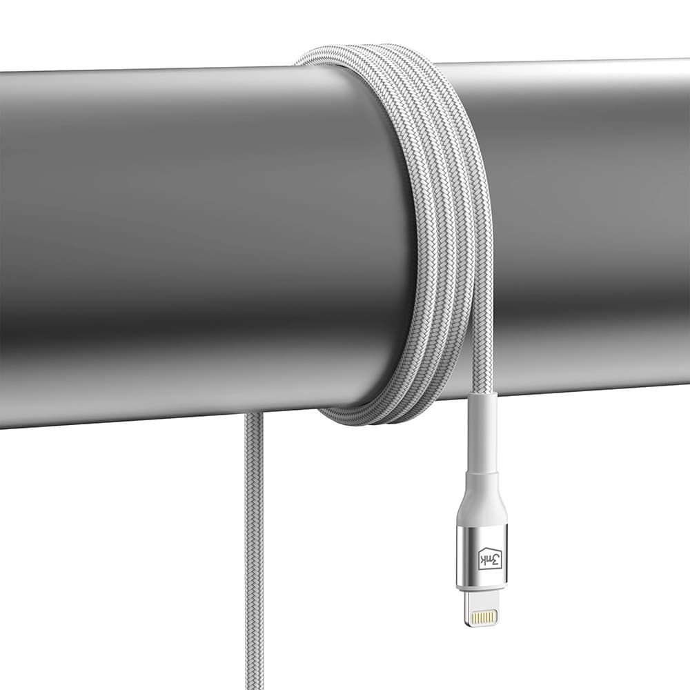 3mk - datový kabel Hyper N-Series - Type-C na Lightning, 20W, 9V/2A, 1m - bílý - náhled 5