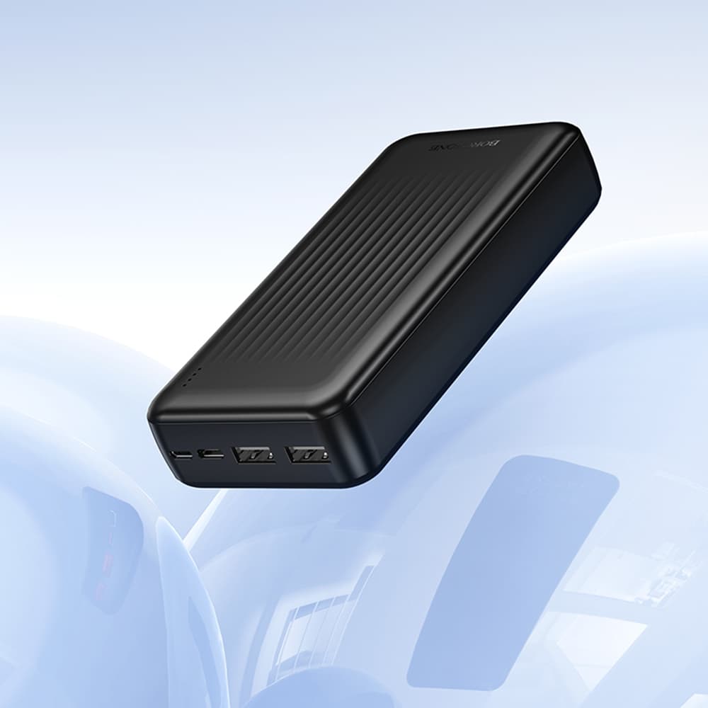 Borofone powerbanka BJ78A 20000mAh 2x USB USB-C Micro-USB LED indikátor černá - náhled 5