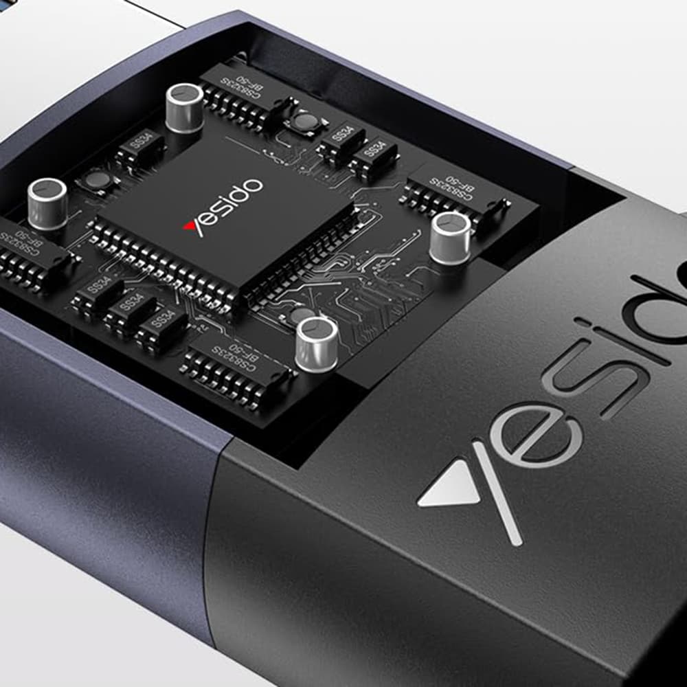 Yesido OTG adaptér GS34 USB3.0 samec na Type-C samice 18W hliník šedý - náhled 5