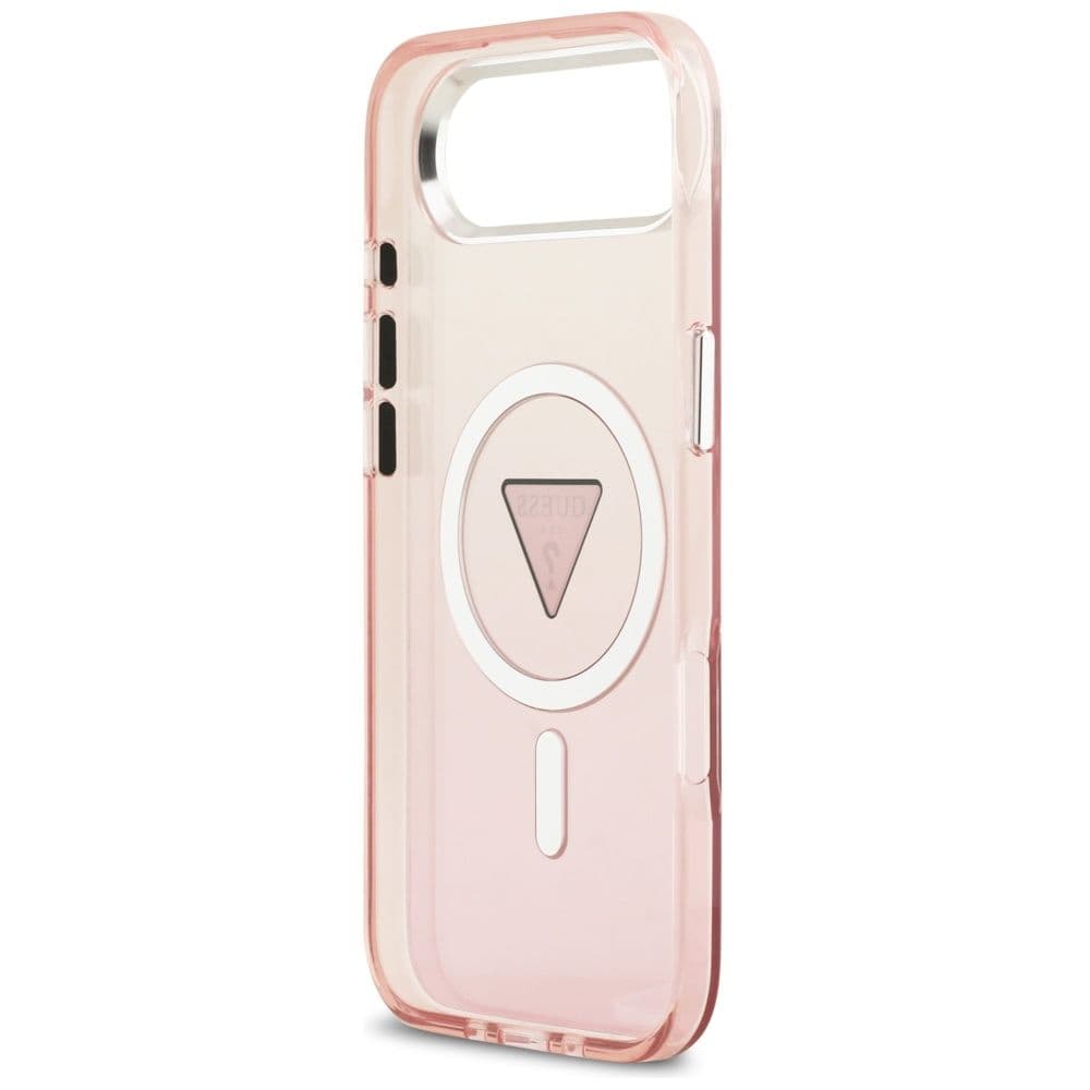 Guess IML Gradient Triangle Logo MagSafe pro iPhone 17 Air růžový - náhled 5