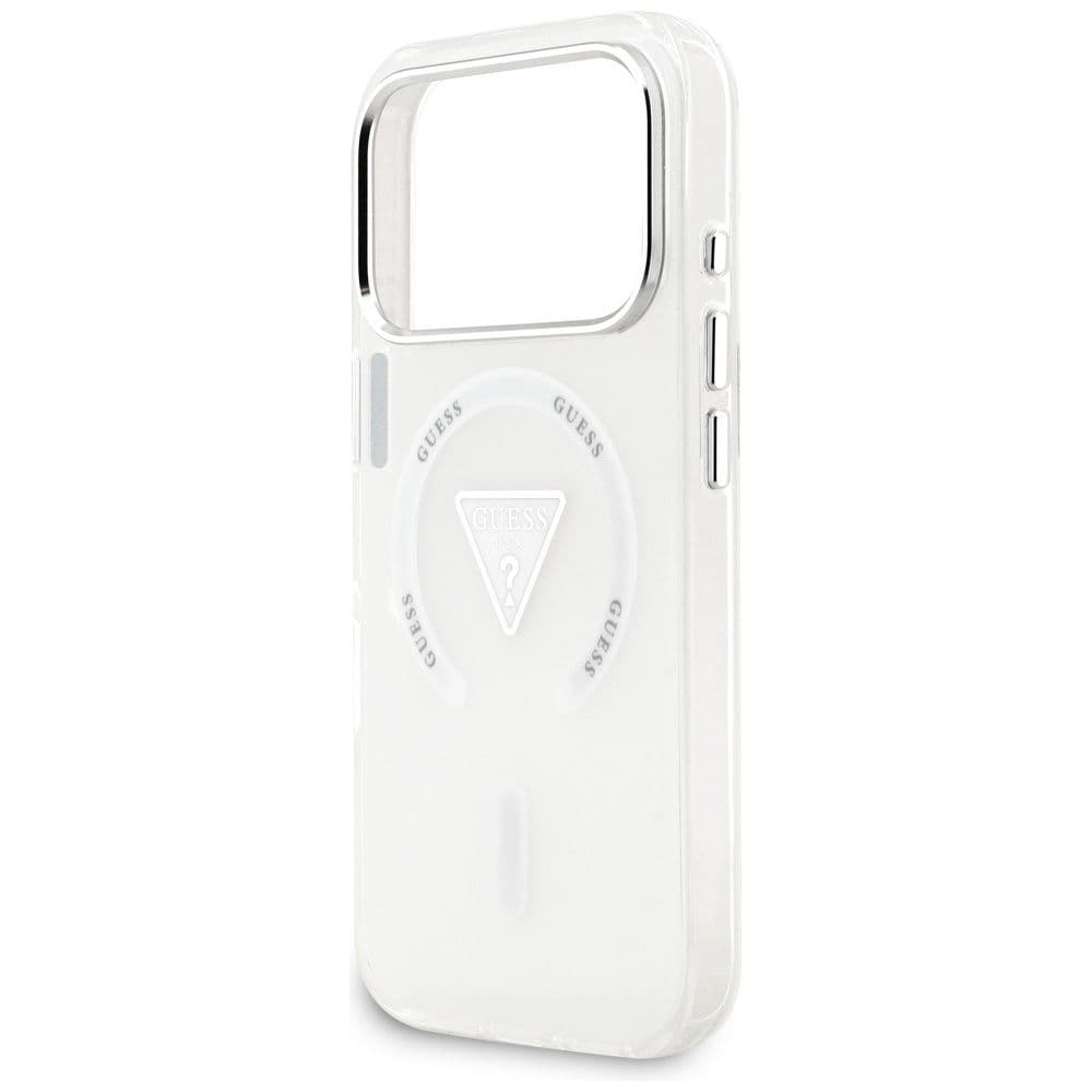 Guess IML Gradient Triangle Logo MagSafe iPhone 17 Pro čirý - náhled 5