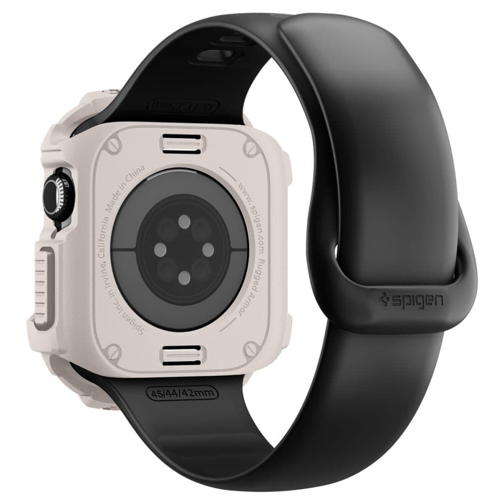 Spigen - Rugged Armor V2 - Apple Watch 10 42mm / Watch 11 42mm - Dune Beige - náhled 5