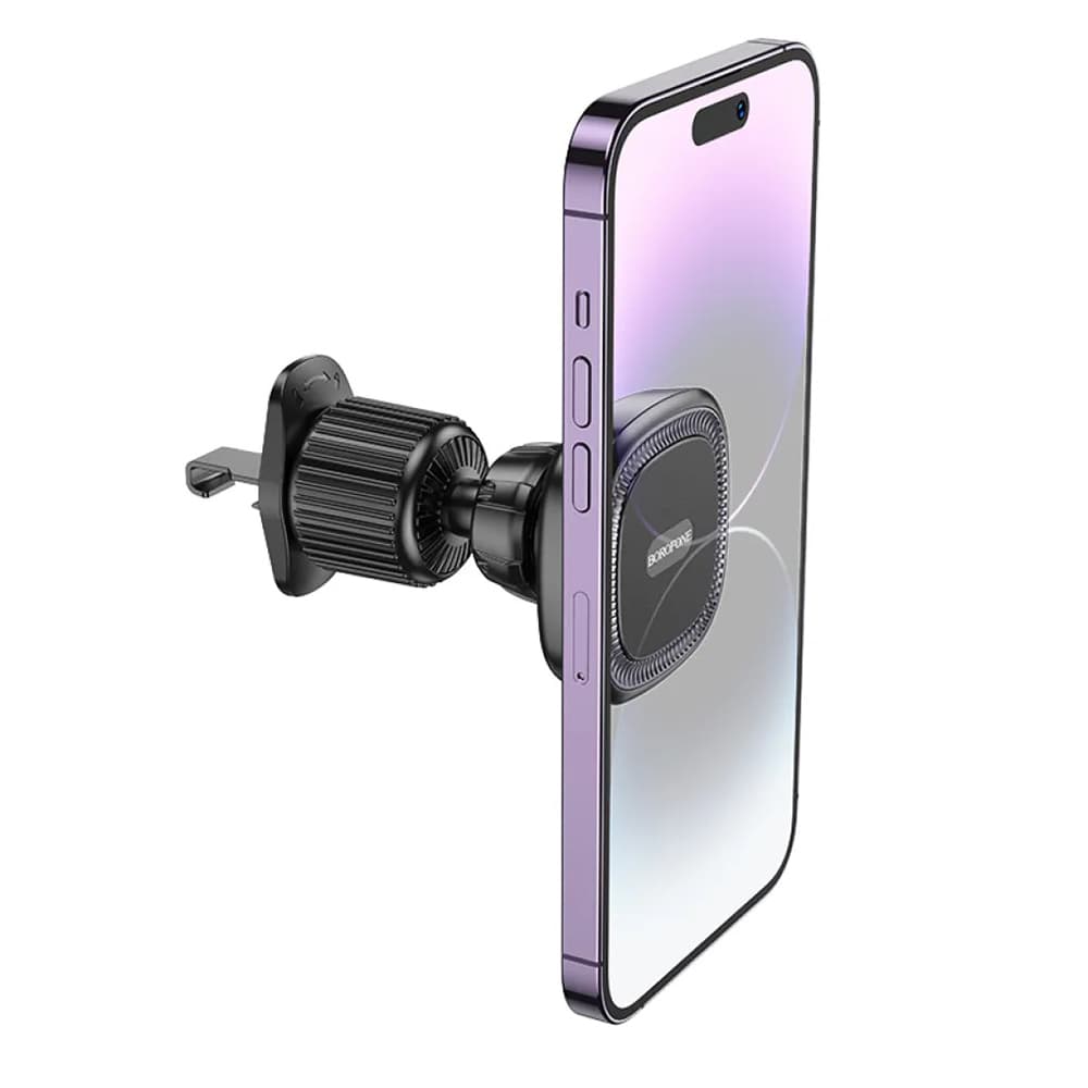 Borofone držák Ice BH96 magnetický do ventilace 360° černošedý - náhled 5