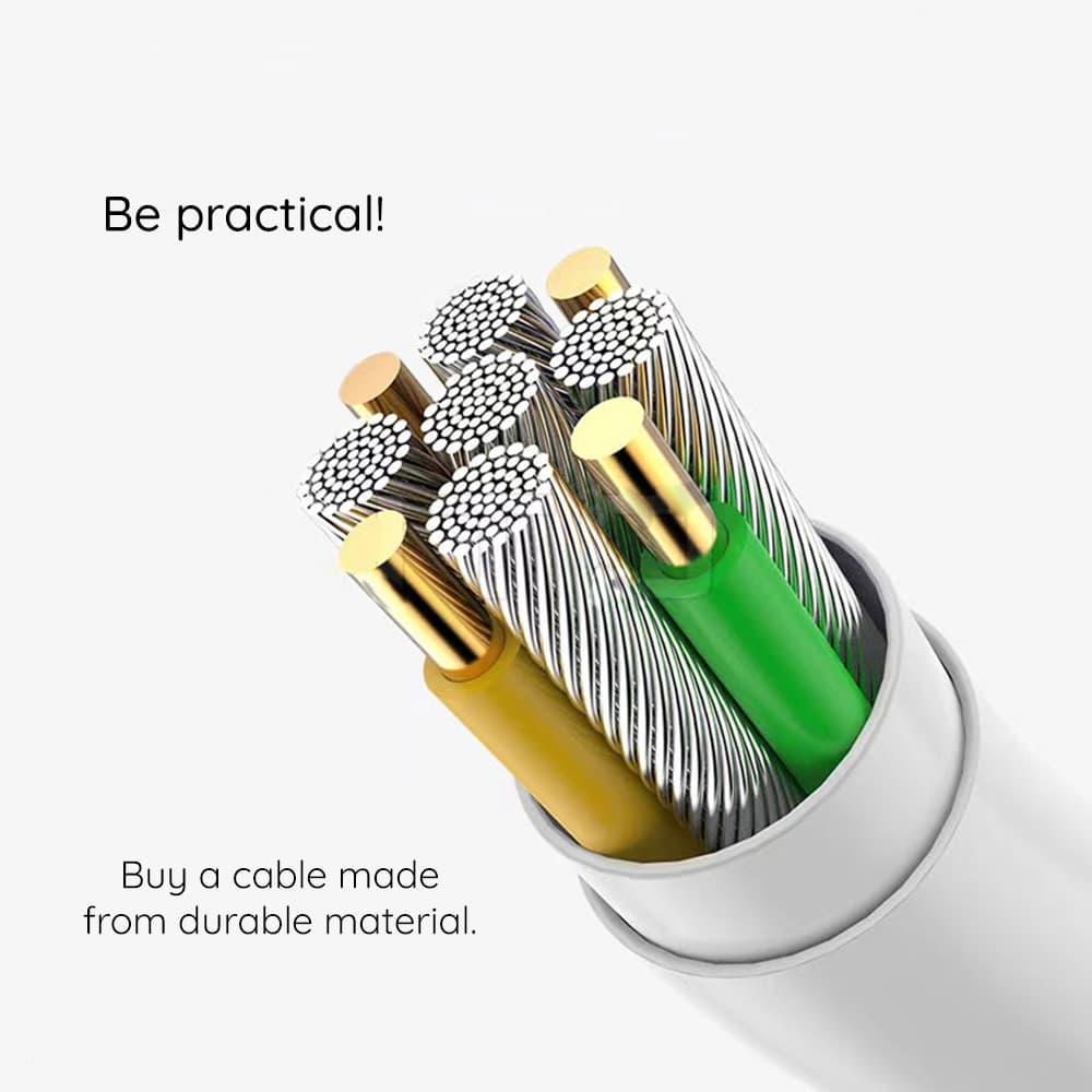 Borofone datový kabel Beneficio Series BX110 Type-C na Type-C 60W 1m bílý - náhled 5