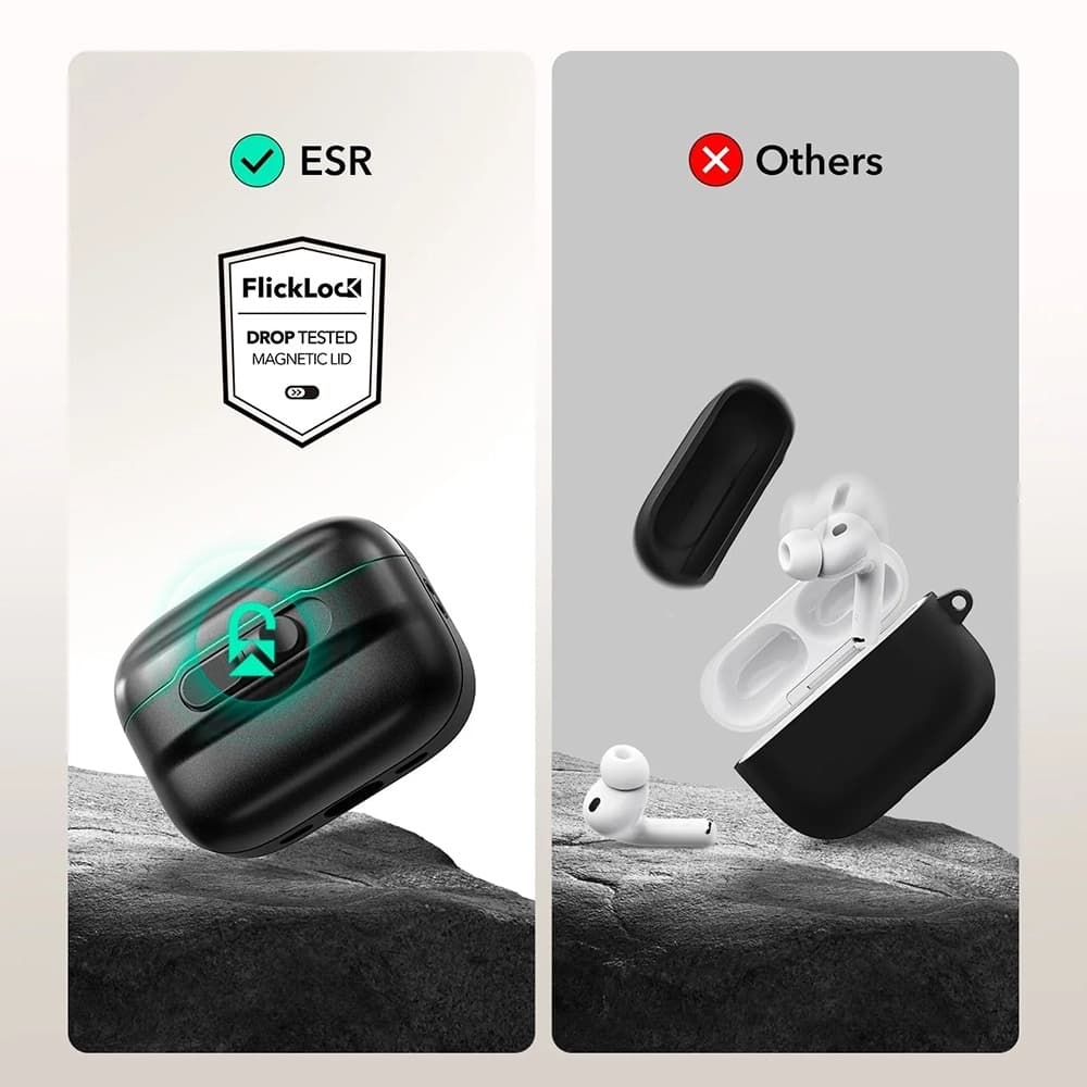 ESR Pulse Magnetic FlickLock pro Apple AirPods Pro 3 tmavě modrá - náhled 5