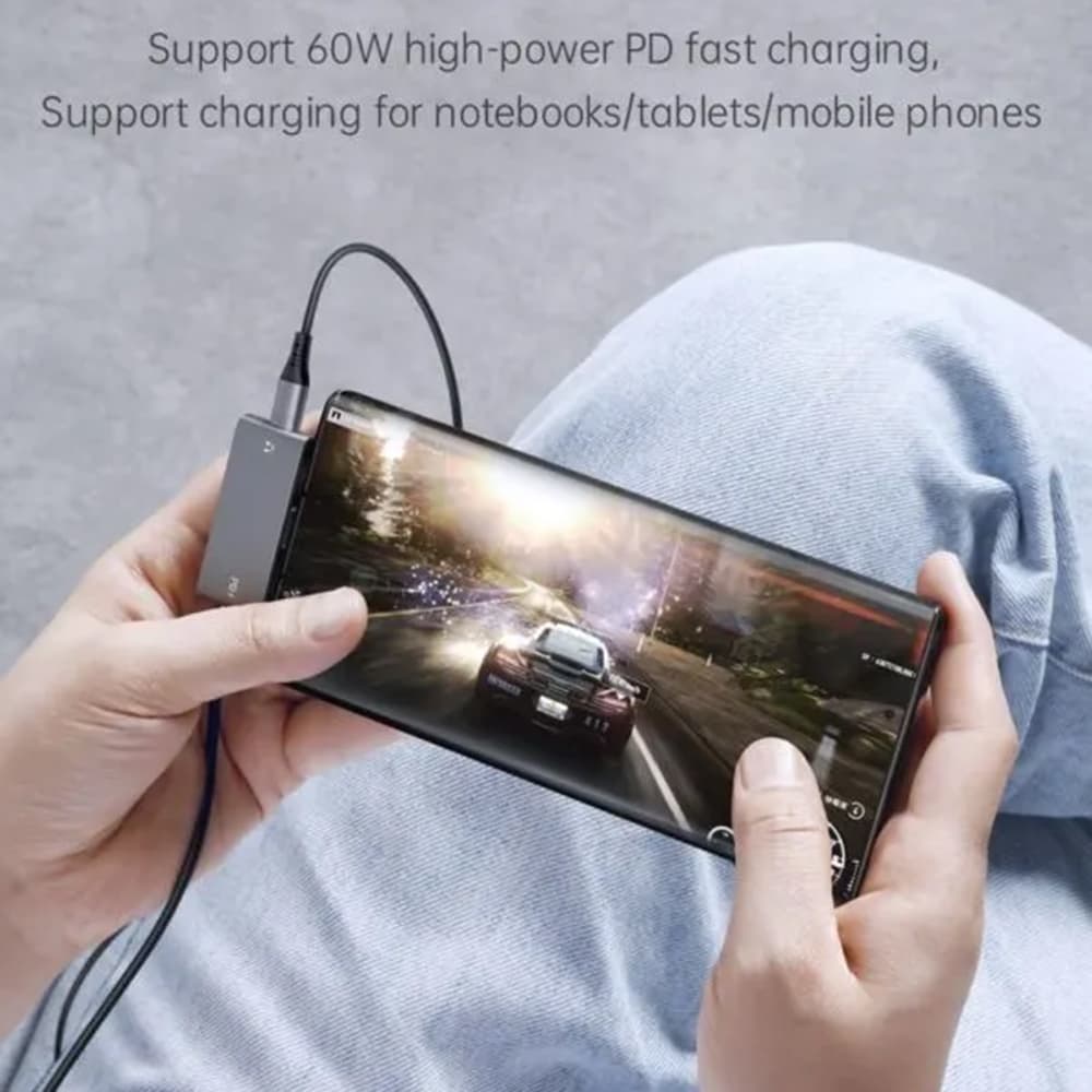 Mcdodo – audio adaptér (CA-7670) – USB-C na 2x USB-C, rychlé nabíjení PD60W, Hi-Res, DAC čip, podpora funkce volání – černý - náhled 5