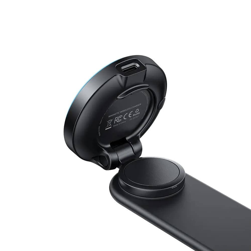 Mcdodo - držák do auta s bezdrátovým nabíjením (CH-6290) - na palubní desku, 15W, ohebný design - černý - náhled 5