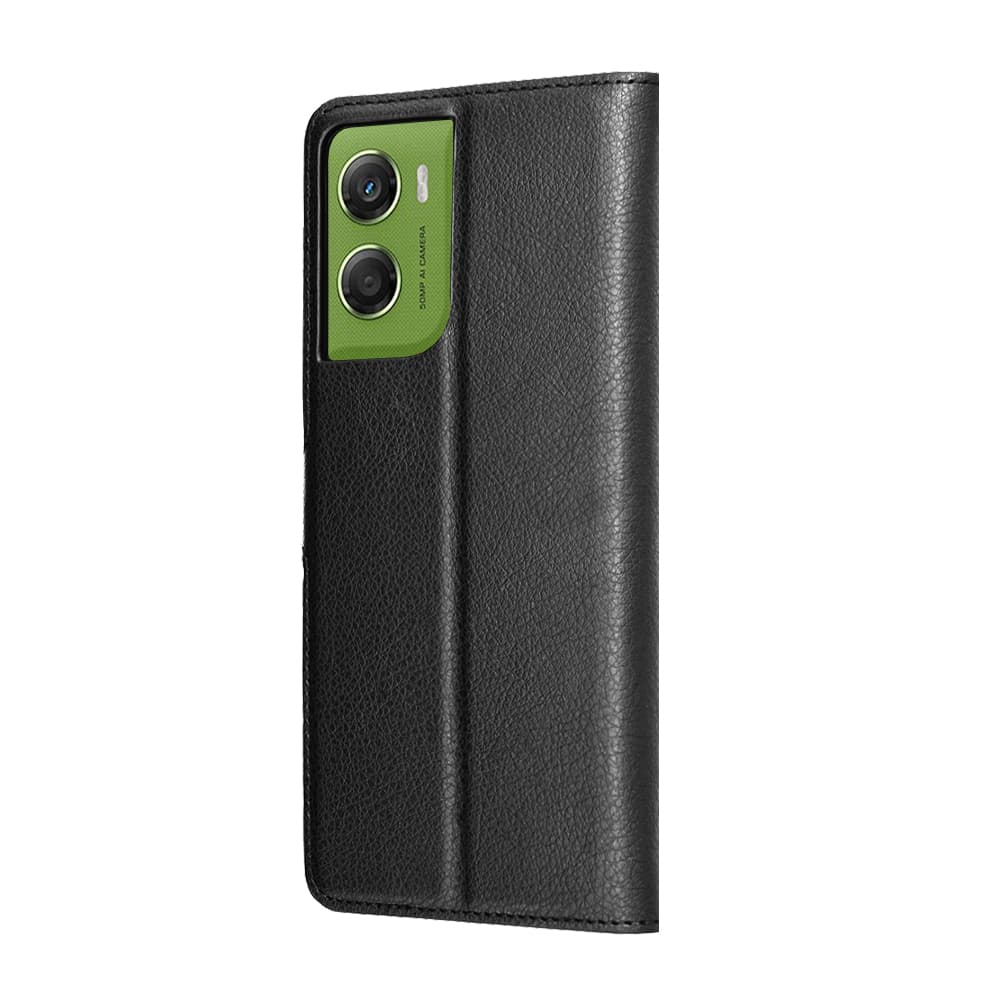 Techsuit kožené pouzdro Folio Motorola Moto G06 černé - náhled 5
